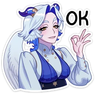 👌 956f65ff OK anime, ok, gesture, sticker whatsapp sticker