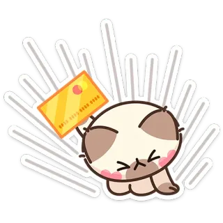 😔 e69252a0 cat, credit card, financial, cute, sticker, cartoon telegram sticker