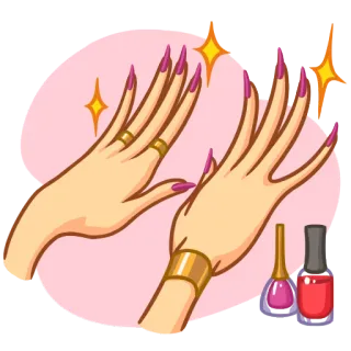 💅 ba6ac4c9 paznokcie, manicure, uroda, palce, kosmetyki, styl telegram sticker