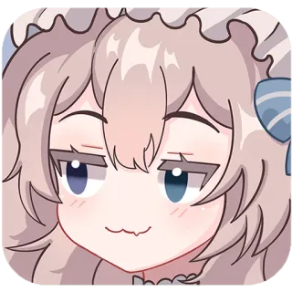 😏 ef193d5b Аниме, Стикер, Милый, Самодовольный, Мультфильм telegram sticker