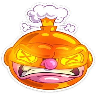 🤬 54e801d7 ระเบิด, การ์ตูน, ความโกรธ, วัตถุระเบิด, อันตราย, บ้า, โกรธ telegram sticker