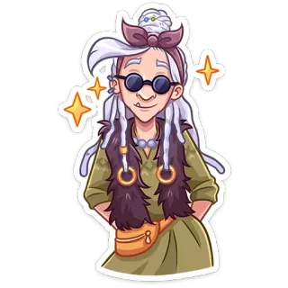 chpic.su • @Premium_Emojis_Telegram | Яга Константиновна telegram stickers