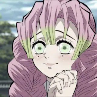 🕊 13a757cb Mitsuri Kanroji Demon Slayer anime, demon slayer, mitsuri kanroji, hashira, love hashira, pink hair telegram sticker