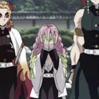 🕊 1a5e17c6 Mitsuri Kanroji Demon Slayer anime, demon slayer, mitsuri kanroji telegram sticker