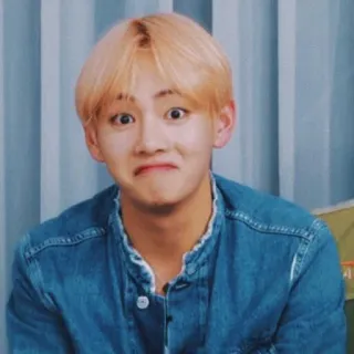 🌸 b9d429c2 persona, uomo, viso, ritratto, espressione, giacca di jeans telegram sticker