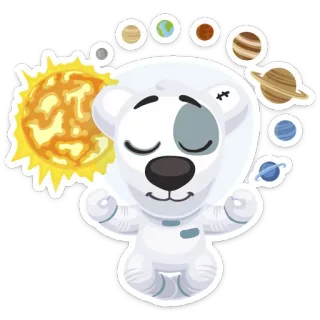 #ВКосмосе telegram stickers