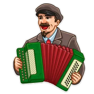 Lenin telegram stickers