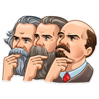 Lenin telegram stickers