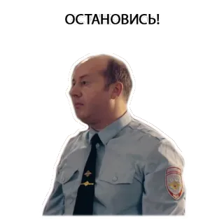 Полицейский с рублёвки. Володя telegram stickers
