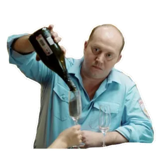 🍾 52bf2d48 versare, bevanda, drink, uomo, bicchiere, alcol telegram sticker
