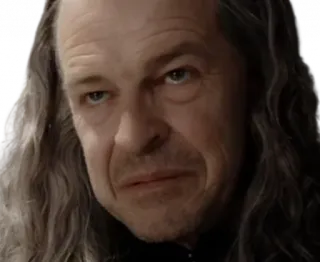😠 6d4a9f8d Denethor Lord of the Rings Denethor, Lord of the Rings, Stadhouder, Gondor, film telegram sticker