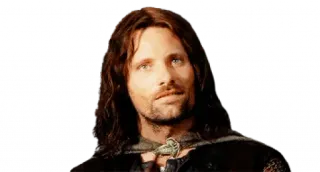 😃 ddc6faef Aragorn The Lord of the Rings film, fantasy, Viggo Mortensen telegram sticker