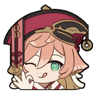 😋 6fc8309b Yanfei Genshin Impact yanfei, genshin impact, anime, trò chơi điện tử, nhân vật, dễ thương, chibi telegram sticker