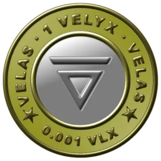 🙊 874bff6e VELAS 1 VELYX 0.001 VLX 仮想通貨, コイン, Velas, Velyx, 金融, デジタル通貨 telegram sticker