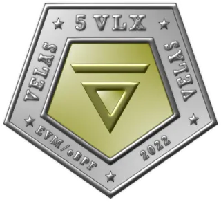 🌅 a2856a5f 5 VLX VELAS VELAS EVM/eBPF 2022 暗号資産, コイン, 仮想通貨, Velas, 金融, デジタル通貨 telegram sticker