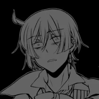 🗯 beaa2aa8 อนิเมะ, มังงะ, สเก็ตช์, ภาพประกอบ, ภาพเหมือน telegram sticker