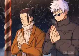 ❤️ c1deeed8 Satoru Gojo Jujutsu Kaisen 애니메이션, 고죠 사토루, 주술회전, 만화, 팬아트, 캐릭터, 애니메이션 캐릭터 telegram sticker