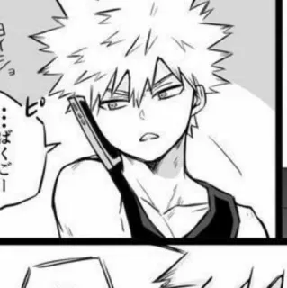 🥢 7233a1ca Katsuki Bakugo My Hero Academia バカゴ 动漫, 漫画, 角色, 爆豪, 我的英雄学院 telegram sticker