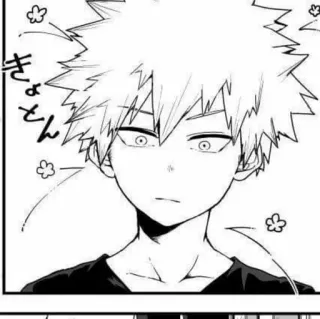 🥢 b71f357e きょとん 动漫, 漫画, 肖像, 角色, 面无表情 telegram sticker