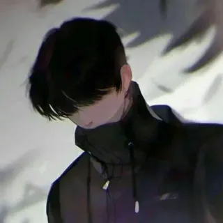 🥀 d0dc76ef Anime, Anak laki-laki, Potret, Seni, Kartun telegram sticker