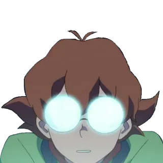 😠 0029bc31 Pidge Gunderson Voltron: Legendary Defender Аниме, Мультфильм, Вольтрон, Пидж, Наука, Очки telegram sticker