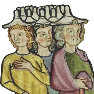 😟 c24a1bc6 abad pertengahan, pria, sejarah, karya seni, ilustrasi telegram sticker