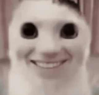 🌟 04a7826d meme, seram, lucu, aneh, wajah, terdistorsi telegram sticker