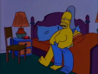 💤 692e672b Homer Simpson The Simpsons Homer Simpson, Simpsonowie, Postać z kreskówki, Serial TV, Animacja telegram sticker