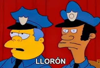 Voy al rato @SimpsonsGrupo telegram stickers