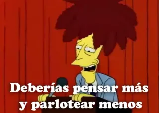 Voy al rato @SimpsonsGrupo telegram stickers