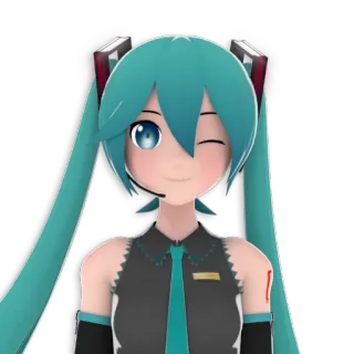 VR - Hatsune Miku telegram stickers