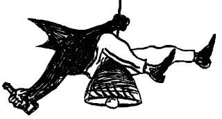 🍺 7aefdab1 sticker, diavolo, campana, illustrazione, cartone animato, personaggio telegram sticker