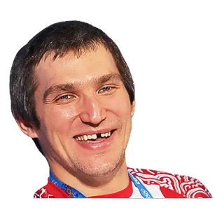 😖 ac063505 Alexander Ovechkin 冰球, 运动员, 体育, 亚历山大·奥韦奇金, 首都人队 telegram sticker