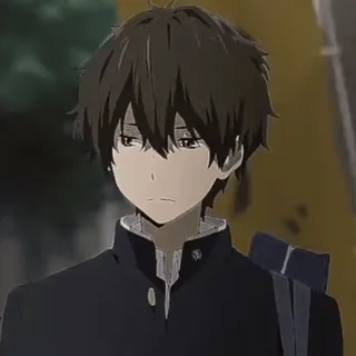 oreki houtarou , @cuthruat telegram stickers