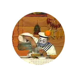 🤨 4ee99ae9 clown, alcohol, drinking, vintage, retro telegram sticker