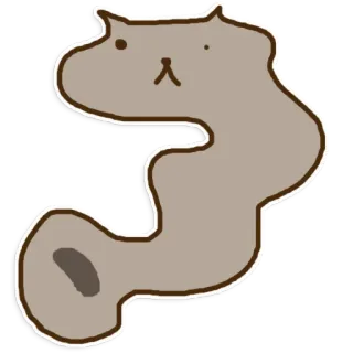 Broken Pusheen (by @gfoint) telegram stickers