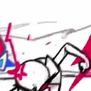 ⏯ e81509ba stick figures, violence, blood, action, fighting whatsapp sticker