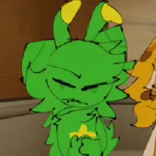 ❇️ 1da67ee1 만화, 초록색, 캐릭터, 일러스트, 귀여운 whatsapp sticker