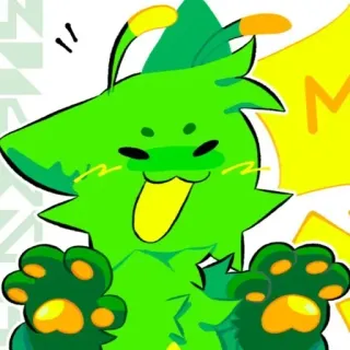 ❇️ 3ed8c6fb 귀여운, 털, 동물, 만화, 스티커 whatsapp sticker