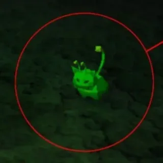 ❇️ f494291a 초록색, 빛나는, 생물, 괴물 whatsapp sticker