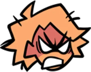 🤬 925c990d โกรธ, หงุดหงิด, รำคาญ, โกรธแค้น, การ์ตูน, สีหน้า telegram sticker