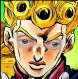 🥺 1562d5e4 Giorno Giovanna JoJo's Bizarre Adventure Anime, Manga, Giorno Giovanna, Jojos bizarre Abenteuer, Lustig, Meme, Charakter whatsapp sticker