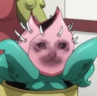 🥺 2bd5214f Katze, weinen, Blume, traurig, Meme, Pflanze whatsapp sticker