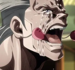 😭 5dcf8519 Noriaki Kakyoin JoJo's Bizarre Adventure Anime, Weinen, Kirsche, JoJo's Bizarre Adventure, Noriaki Kakyoin whatsapp sticker