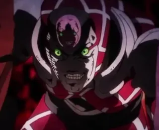 😈 7c036b73 King Crimson JoJo's Bizarre Adventure Anime, Manga, King Crimson, JoJo's Bizarre Adventure, Bösewicht, Stand, Charakter whatsapp sticker