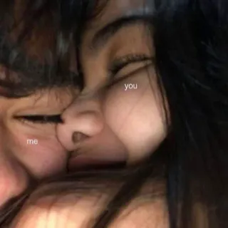✔️ 9e993f89 you me любовь, пара, романтика, отношения telegram sticker