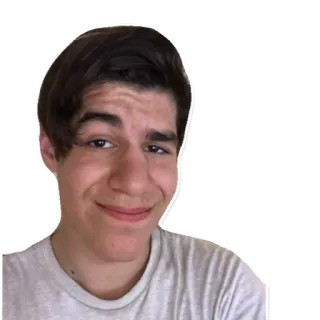 😏 1247565e 人物, 男人, 肖像, 微笑, 青少年 telegram sticker