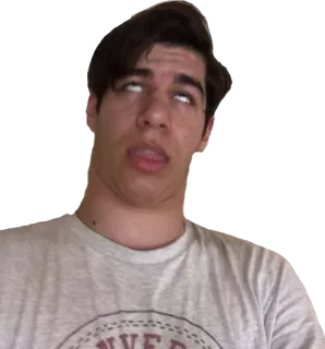 🙄 62a125ad 男人, 搞笑, 愚蠢, 脸, 表情 telegram sticker