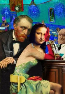 Van Gogh & Co. telegram stickers