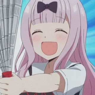 🌟 533edcda Chika Fujiwara Kaguya-sama: Love Is War Anime, Fan, Manga, Chika, Kawaii telegram sticker